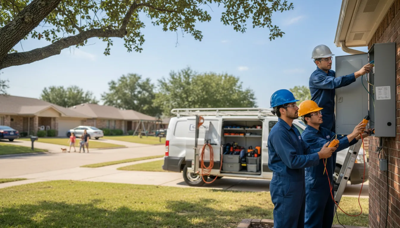 Certified electrician providing emergency electrical services in North Henderson, IL